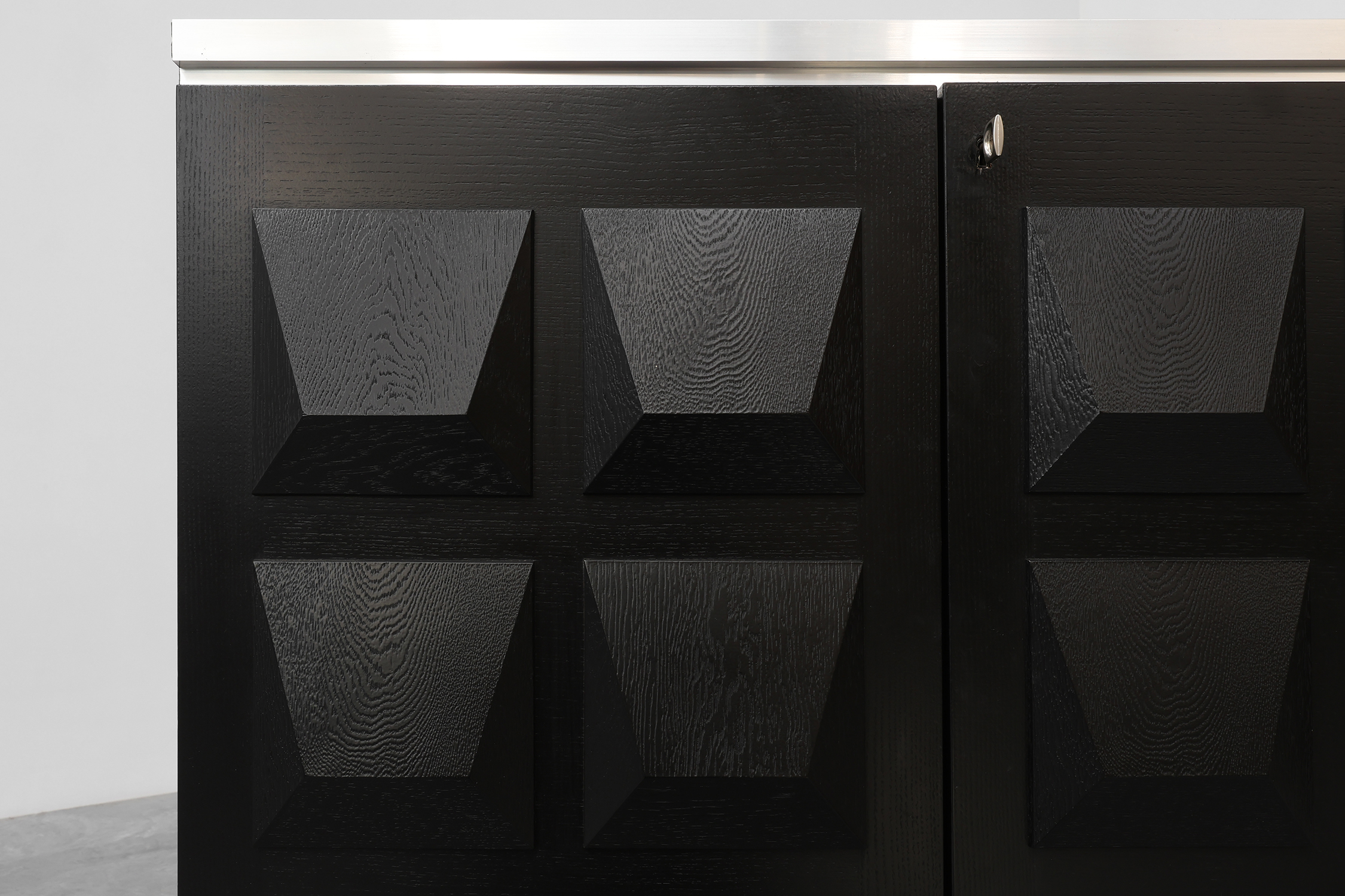 Mid-Century Brutalist Cabinet or Highboard, Belgium ca. 1970thumbnail